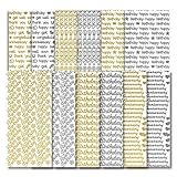 Peel Off Stickers CPD 1032" Text Lines Stickers, Paper, Multi-Colour, 23 x 10 x 1 cm