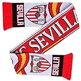 FC Sevilla (La Liga Football Crest Scarf (100% Acrylic), FC Seville Fans Scarf, Seville Football Scarf
