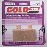 Gold Fren Brake Pad for Moto Cagiva 250 WMX 1982 to 1986