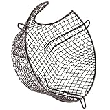 SPARES2GO Universal Plastic Coated Plume Kit Terminal Guard Round Boiler Flue Cage (11'' / 280mm) Brown