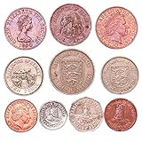 Hobby of Kings Jersey 10 Mixed Coins | Shilling | New Penny | Penny | Pence | New Pence | Since 1957