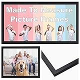 Made to Measure Picture Frame, Custom Made Black Frame (Up to 100cm)