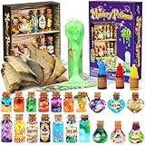 Mystery Potions Kit for Kids, 20 Magic Mix Wizard Potion Bottles, Craft Toys Creative Christmas Birthday Halloween Gifts for Boys & Girls Age 6 7 8 9 10+