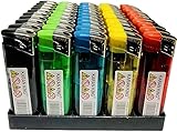 50PK ELECTRONIC LIGHTER 5 COLOR CHILD SAFE UK SELLER New