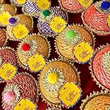 20 Pcs Decorative Matki Wedding Favors | Mehndi & Shaadi Return Gifts | Colorful Traditional Pots | Indian Pakistani Party Decoration