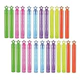 G4GADGET 36-Pack Bubble Tubes Party Bag Fillers - Fun and Colorful Toy Bubble Tubes for Kids - Ideal Wedding Favors, Party Favors, Loot Bag and Stocking Fillers