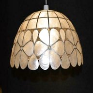 capiz shell lampshade for sale