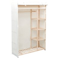 wooden canvas wardrobe for sale