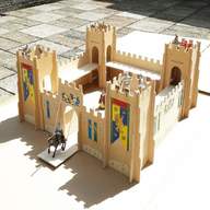 wooden toy fort for sale