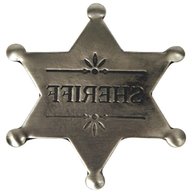 vintage sheriff badge for sale