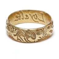 gold posy ring for sale