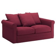 2 seater dark red sofas for sale