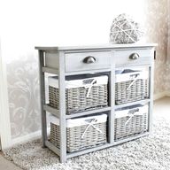 wicker basket furniture storage for sale