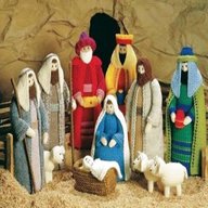 knitted nativity for sale