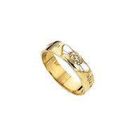 9ct gold guardian angel ring for sale