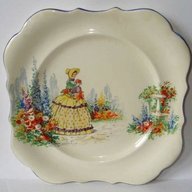 crinoline lady plate for sale