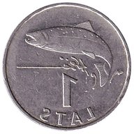 latvian 1 lats coins for sale