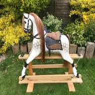 silver cross rocking horse for sale