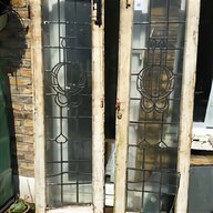 antique stained glass window panels for sale