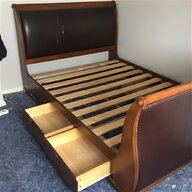 solid wood sleigh bed for sale