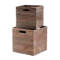 wooden storage cube for sale