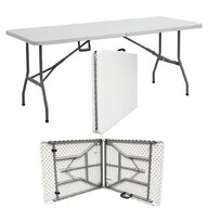 fold plastic table for sale