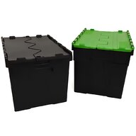 large plastic storage boxes 80 litre for sale
