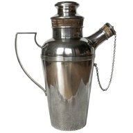 silver plated cocktail shaker for sale