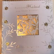 golden wedding anniversary cards for sale