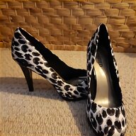 black white kitten heel shoes for sale