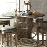pub barrel tables for sale