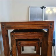 walnut nest of tables for sale