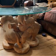 glass elephant table for sale