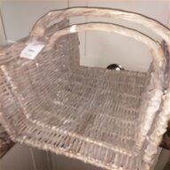 rattan log basket for sale