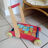 wooden push along trolley for sale