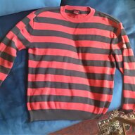 red black striped jumper for sale