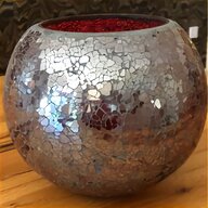 crackle glass vase for sale