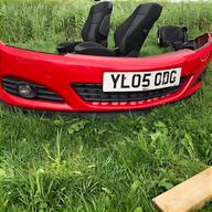 vauxhall corsa c red front bumper for sale