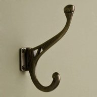 solid brass coat hooks for sale