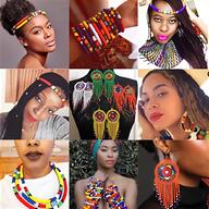 wooden hair beads for sale