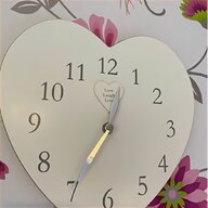 heart shaped wall clock for sale