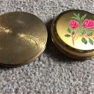 vintage silver compact mirror for sale