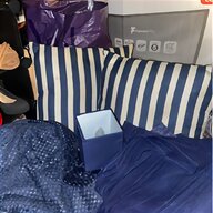 navy blue striped cushions for sale