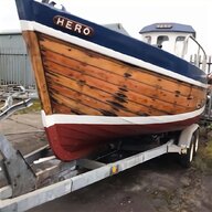 wooden picture boat for sale