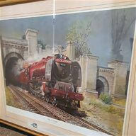steam train painting books for sale