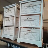 white wicker drawers for sale