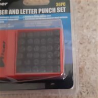 letter punch set for sale