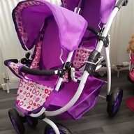 double doll pram for sale