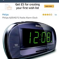 philips clock radio for sale