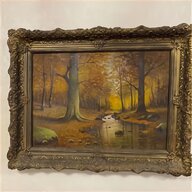 antique framed oil painting for sale